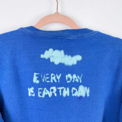 rework vintage 80s chalkline earth day crew