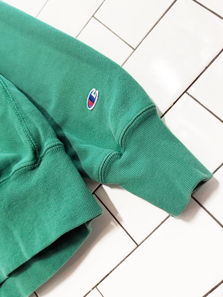 champion reverse weave embroidered logo sweatshirt - good market thrift store