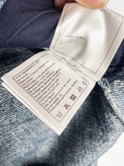 chanel 2017 gabrielle coco denim mini skirt - good market thrift store