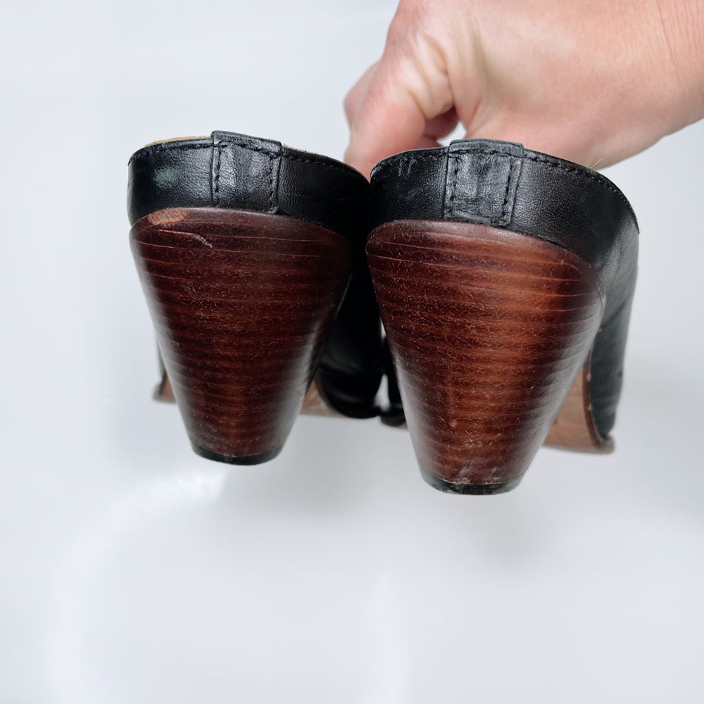 charlie 1 horse lucchese mayela western embroidered mule - size 8