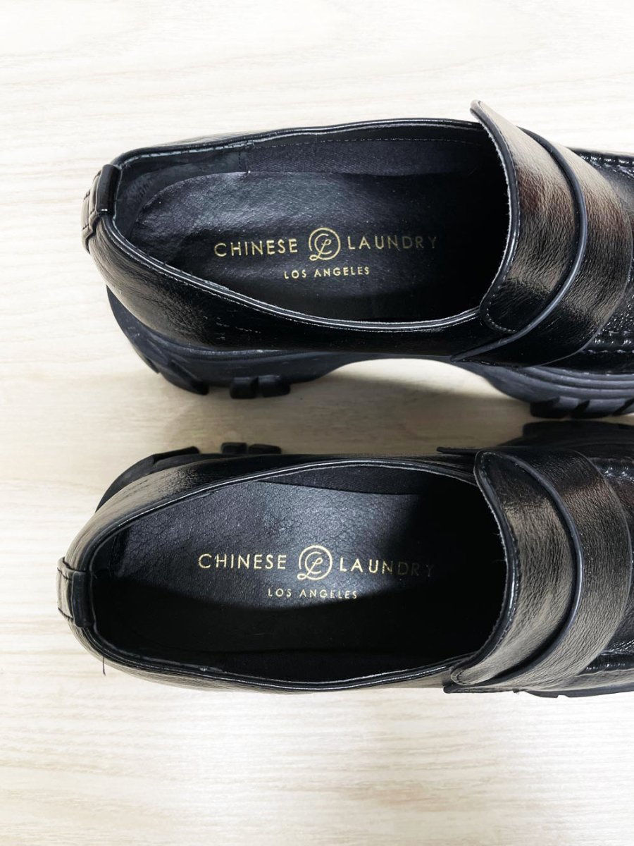chinese laundry jensen patent chunky loafer - good market thrift store