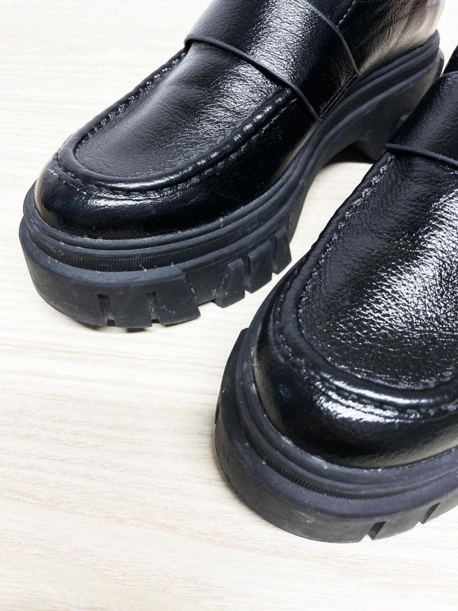 chinese laundry jensen patent chunky loafer - good market thrift store