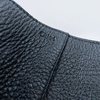 chloe prince mid-calf harness heeled leather boots