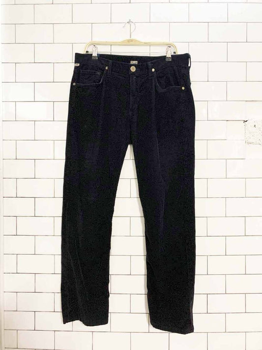 citizens of humanity sid straight corduroy pants | made in USA - good market thrift store