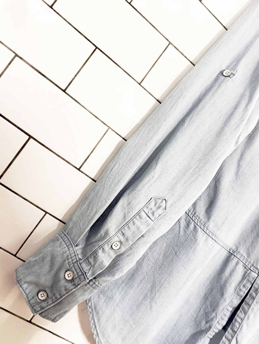 cloth & stone chambray denim shirt | anthropologie - good market thrift store