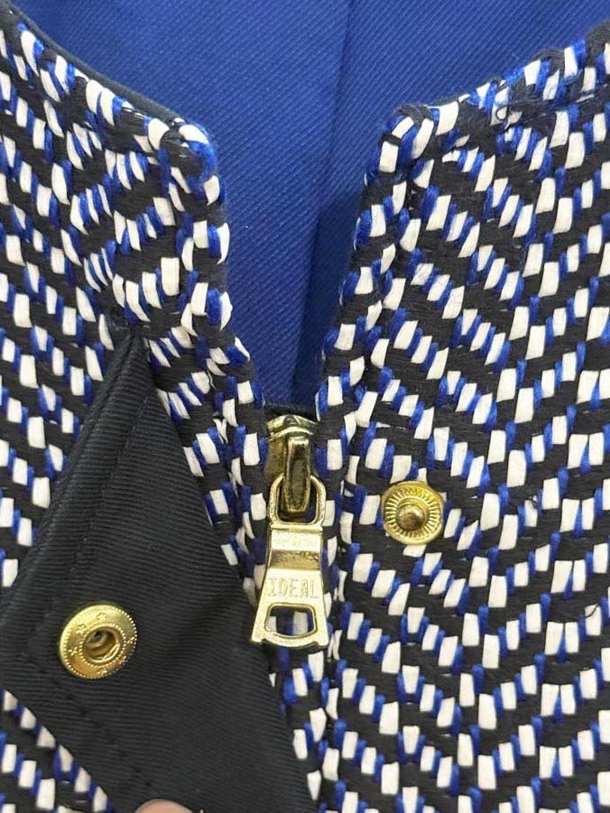 club monaco cropped sleeve snap button blazer - good market thrift store
