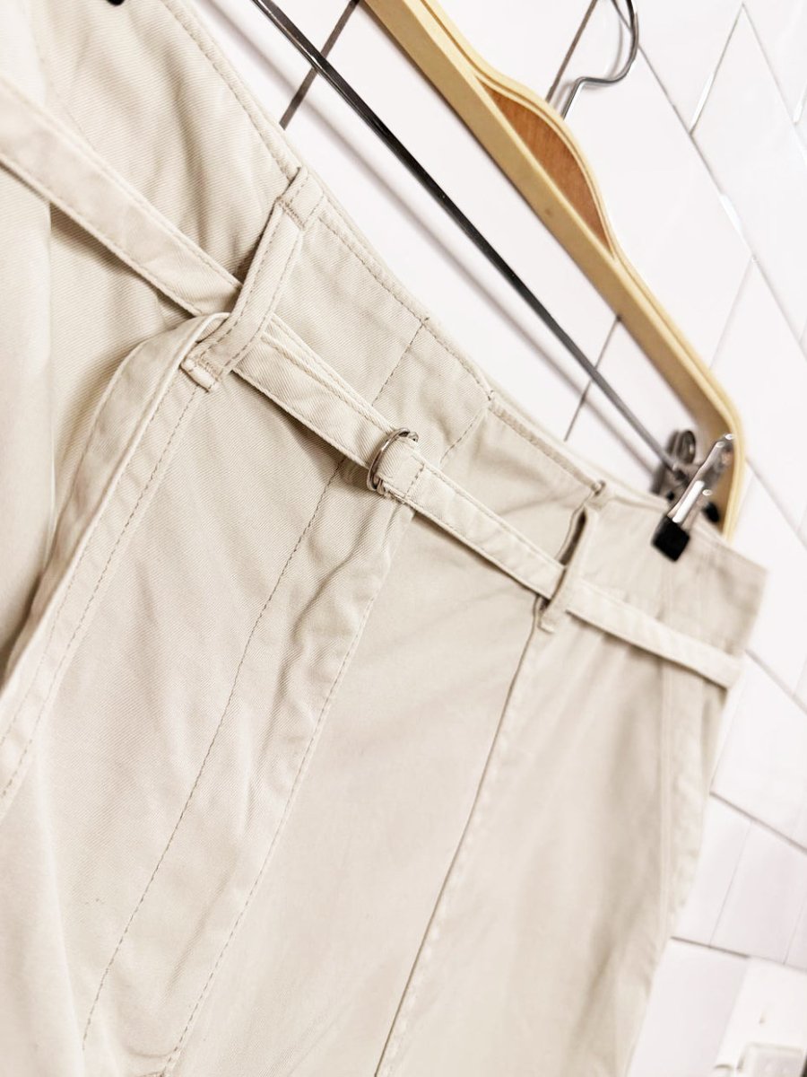 club monaco tea lounge belted patch pocket wide leg pant - good market thrift store