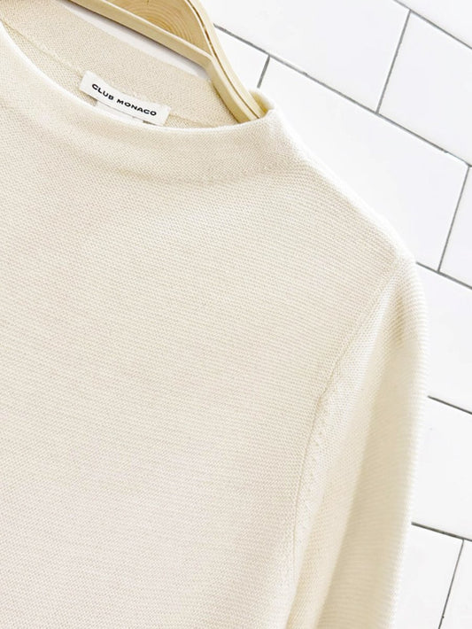 club monaco wool soft knit sweater - good market thrift store