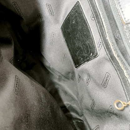 vintage 90s coach black leather legacy crossbody