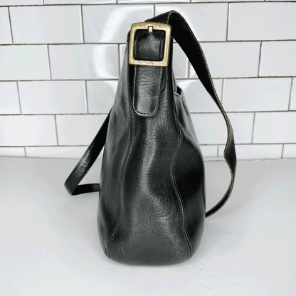 vintage 90s coach black leather legacy crossbody