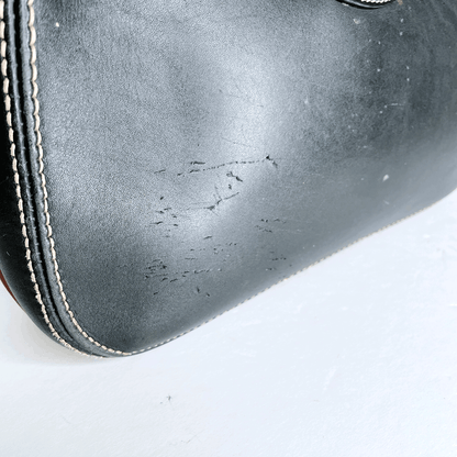 vintage 90s coach black leather legacy crossbody