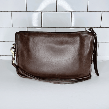 vintage 80s coach basic bag convertible clutch