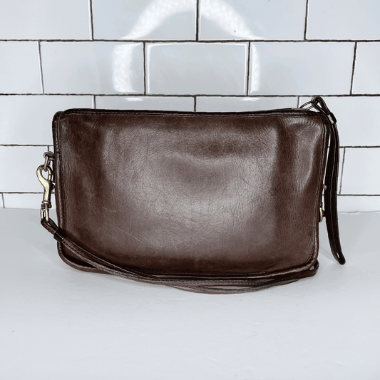 vintage 80s coach basic bag convertible clutch