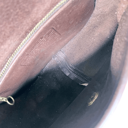vintage coach 00's leather bleecker satchel