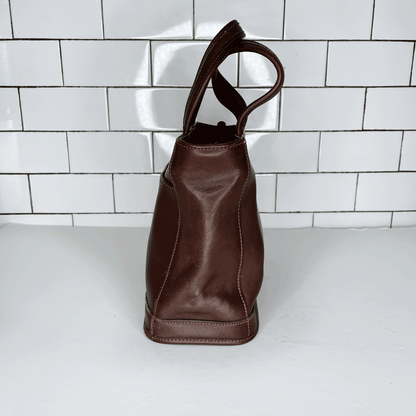 vintage coach 00's leather bleecker satchel