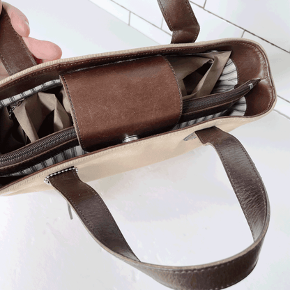 vintage coach greenwich canvas shoulder bag