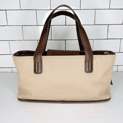 vintage coach greenwich canvas shoulder bag