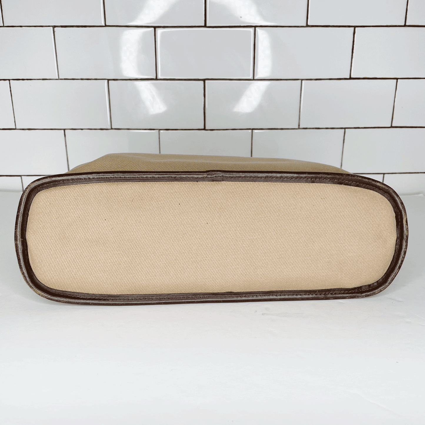 vintage coach greenwich canvas shoulder bag