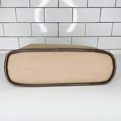 vintage coach greenwich canvas shoulder bag