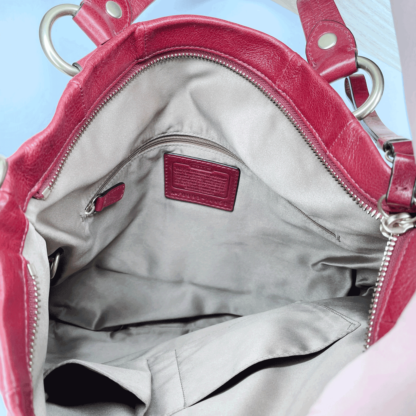 coach limited edition le slim tote quilted shoulder bag
