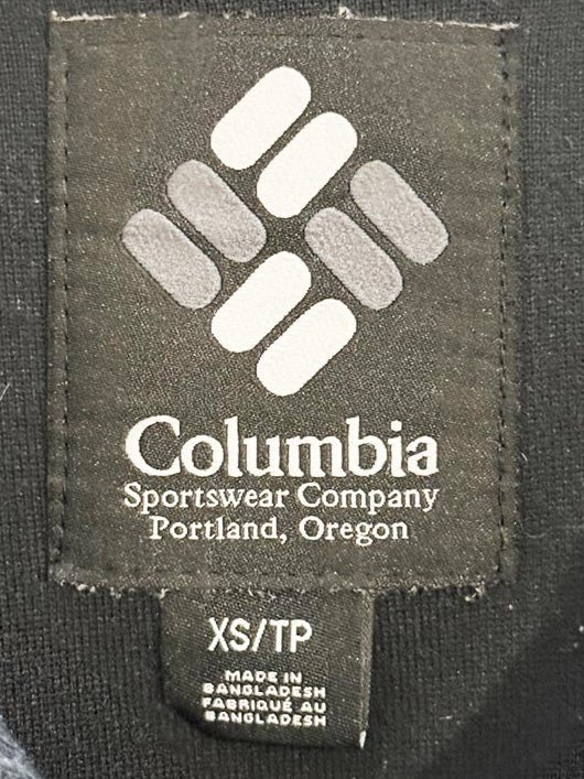 columbia helvetia half snap button cropped fleece sweatshirt - good market thrift store