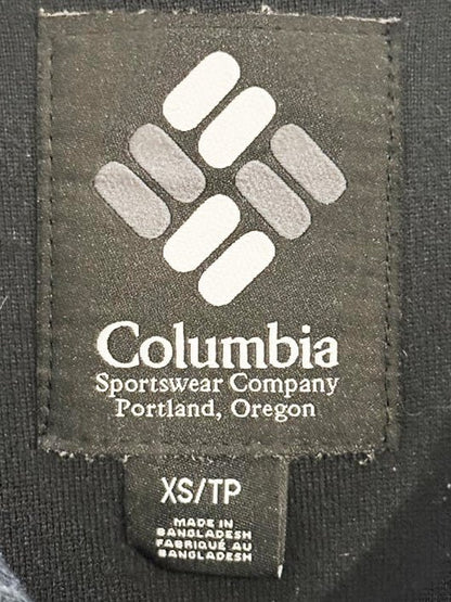 columbia helvetia half snap button cropped fleece sweatshirt - good market thrift store