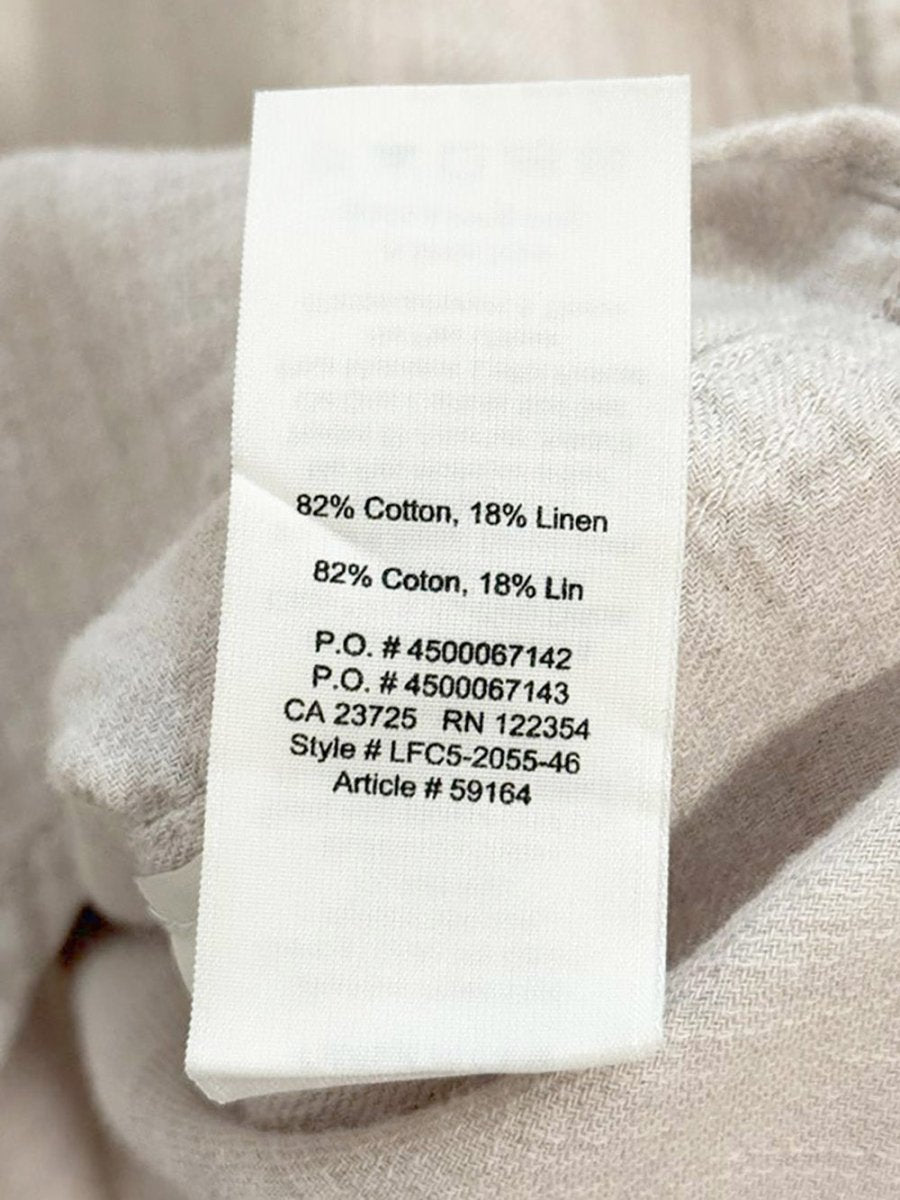 community linen - blend full button shirt | aritzia - good market thrift store