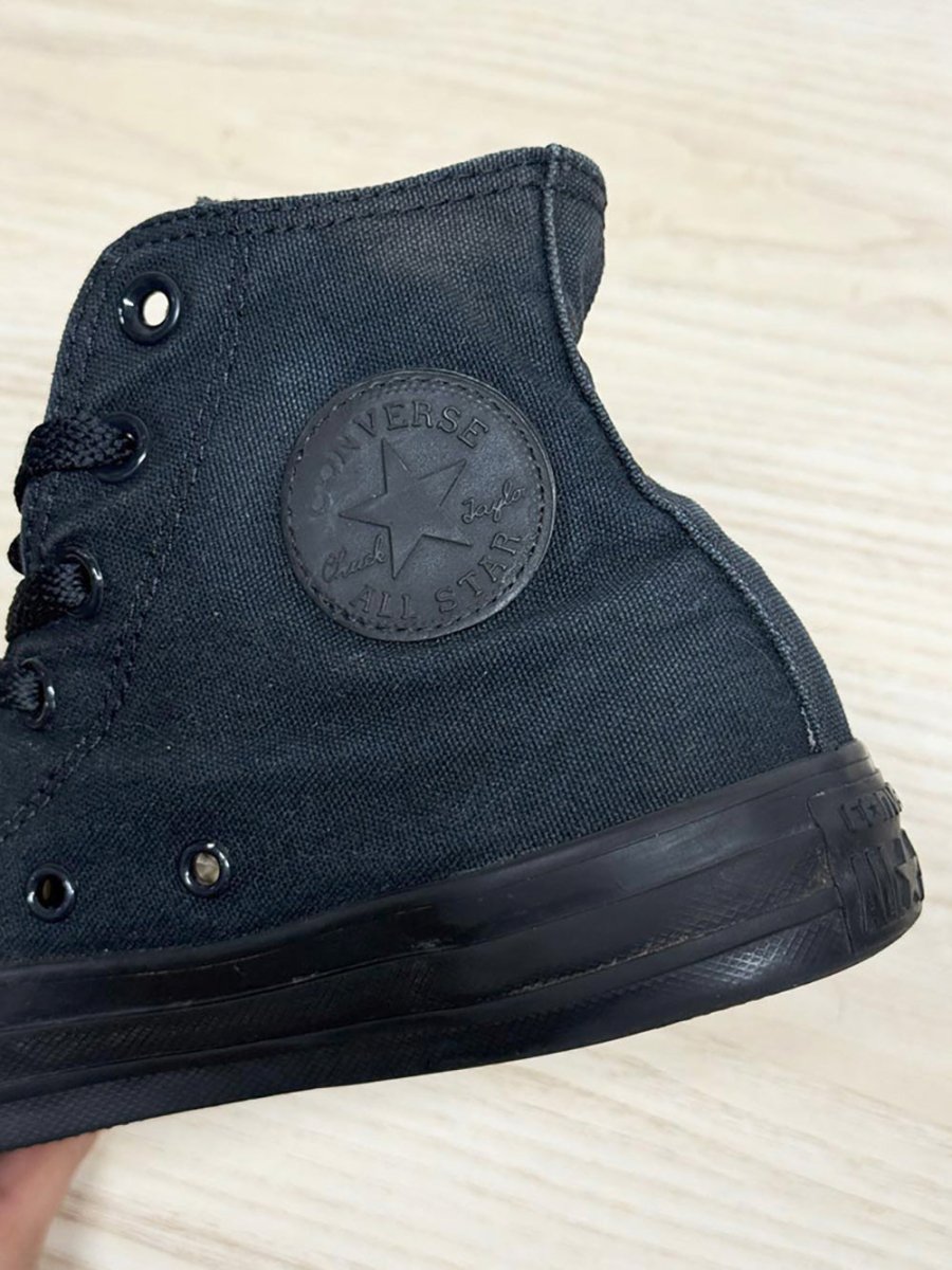 converse chuck taylor all - black all star sneakers - good market thrift store