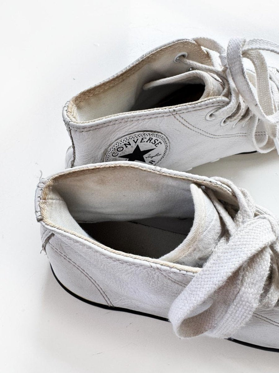 converse chuck taylor all star high top leather sneakers - good market thrift store