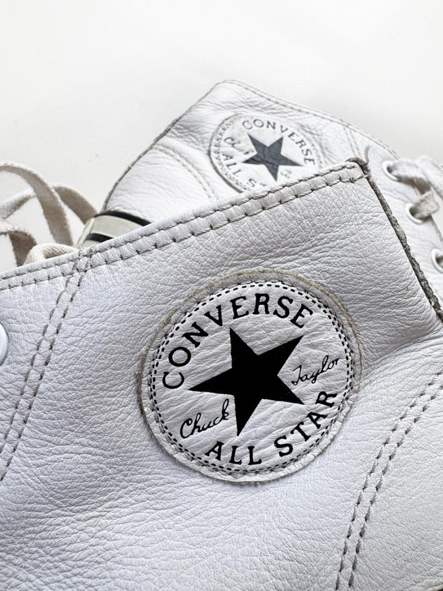 converse chuck taylor all star high top leather sneakers - good market thrift store