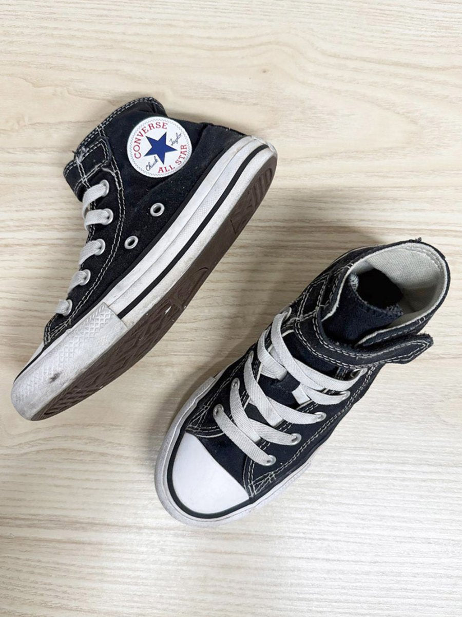 converse chuck taylor all star kids velcro high top sneakers - good market thrift store