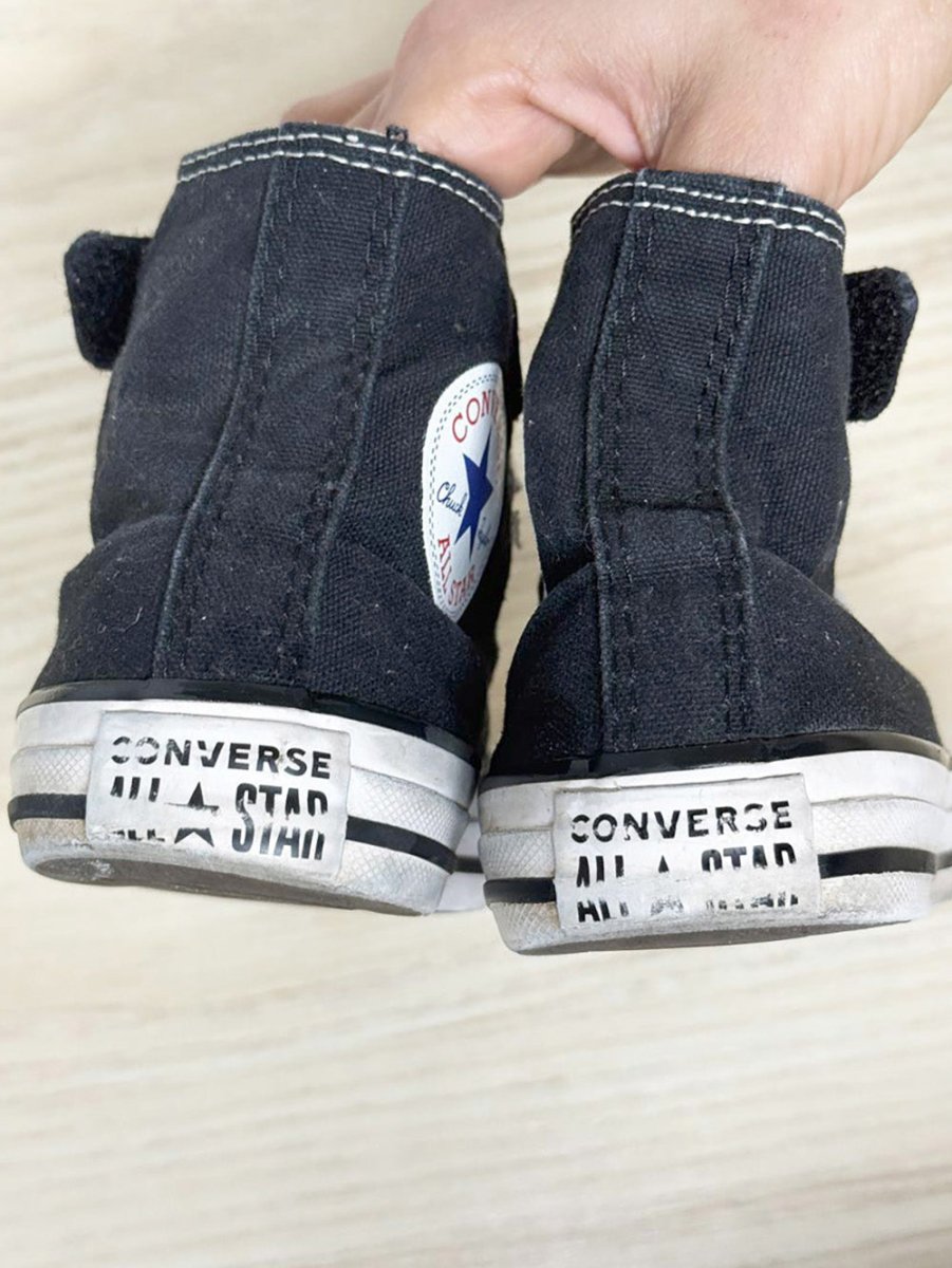 converse chuck taylor all star kids velcro high top sneakers - good market thrift store