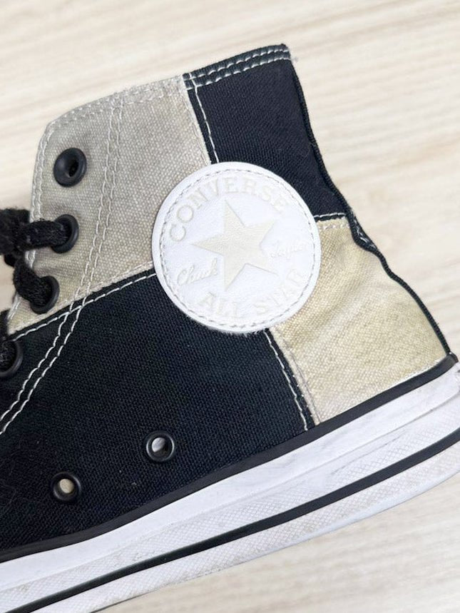 converse patchwork chuck taylor all star sneakers | UV light activated colour changing - good market thrift store