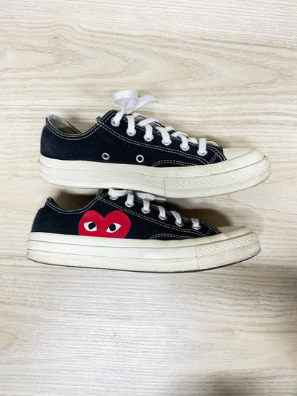 converse x play commes des garcons heart sneakers - good market thrift store