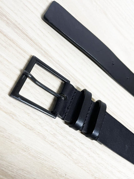 cos minimal leather belt | made in italy - good market thrift store