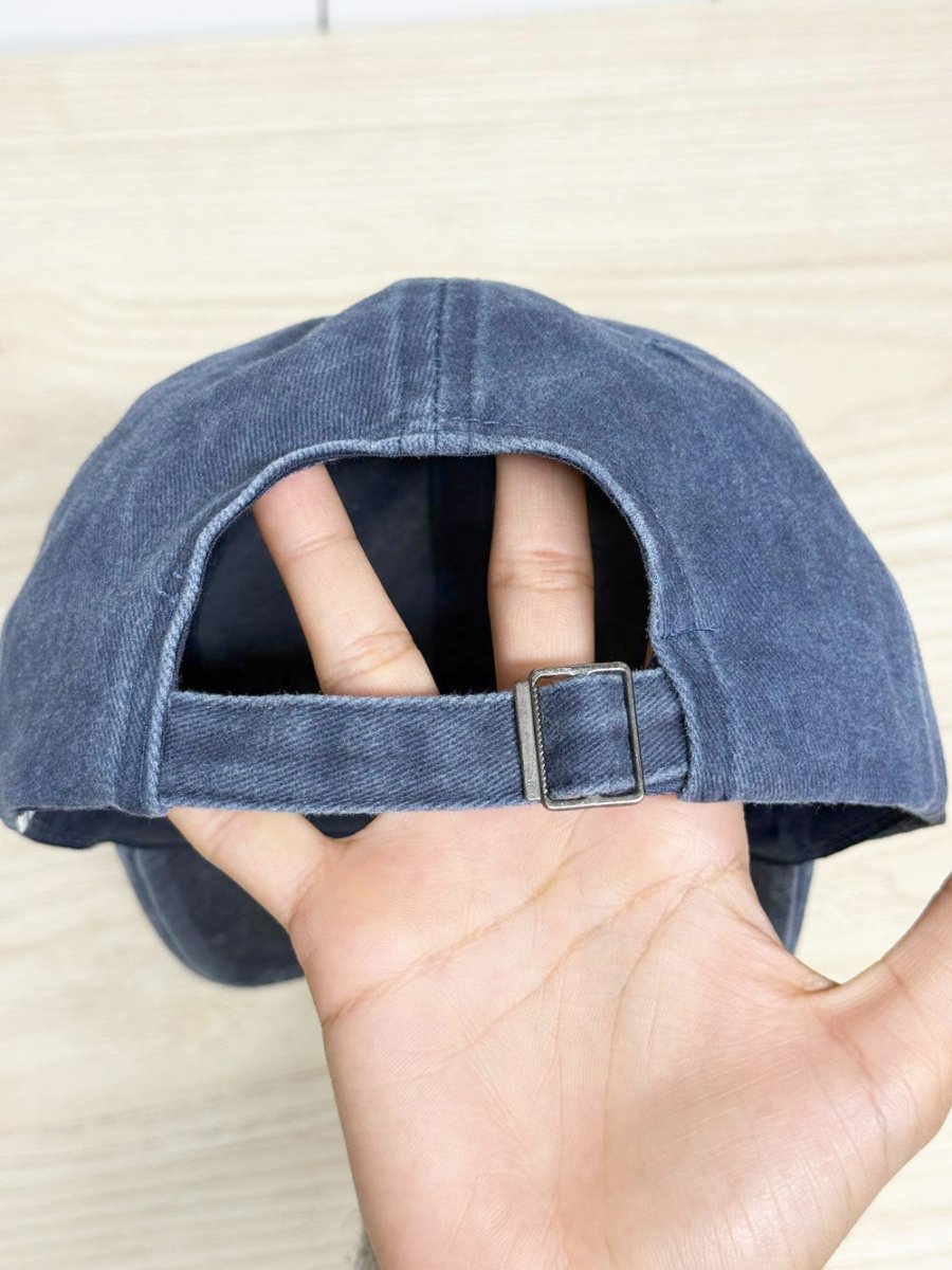 cottage embroidered cotton baseball cap - good market thrift store