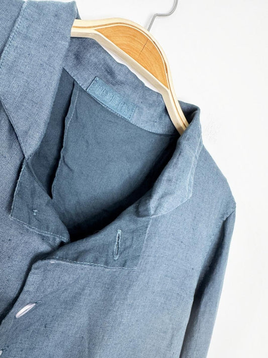 cp shades 100% linen light summer jacket | made in USA | anthroplogie - good market thrift store