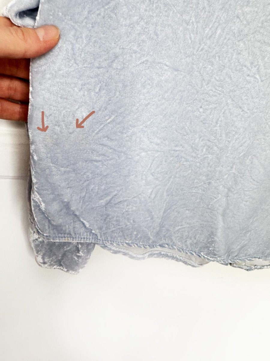 cp shades romy velvet full button shirt | made in USA | anthroplogie - good market thrift store