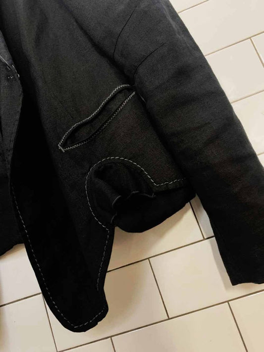 crea concept 100% linen flair light jacket - good market thrift store