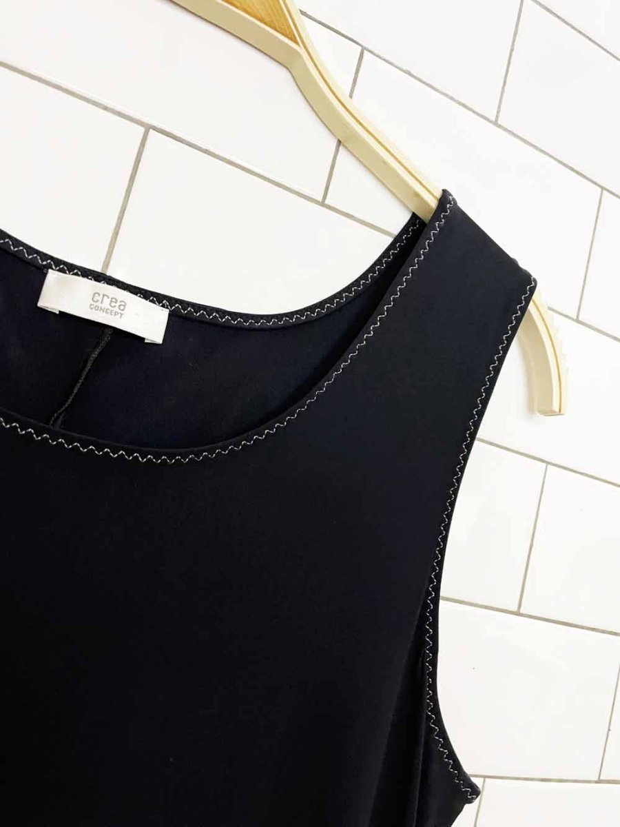 crea concept stretchy sleeveless maxi dress - good market thrift store