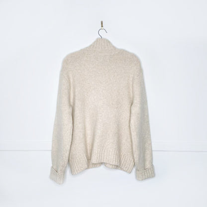 roots 2018 wool-blend cable knit sweater