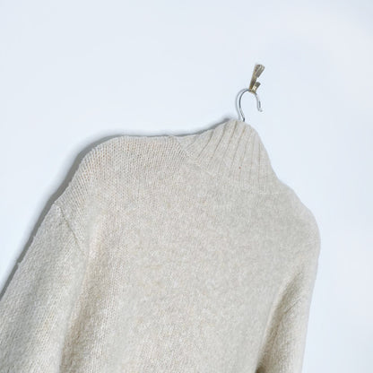 roots 2018 wool-blend cable knit sweater