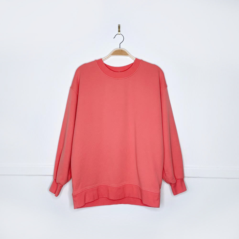 lululemon 2021 perfectly oversized crew cotton terry