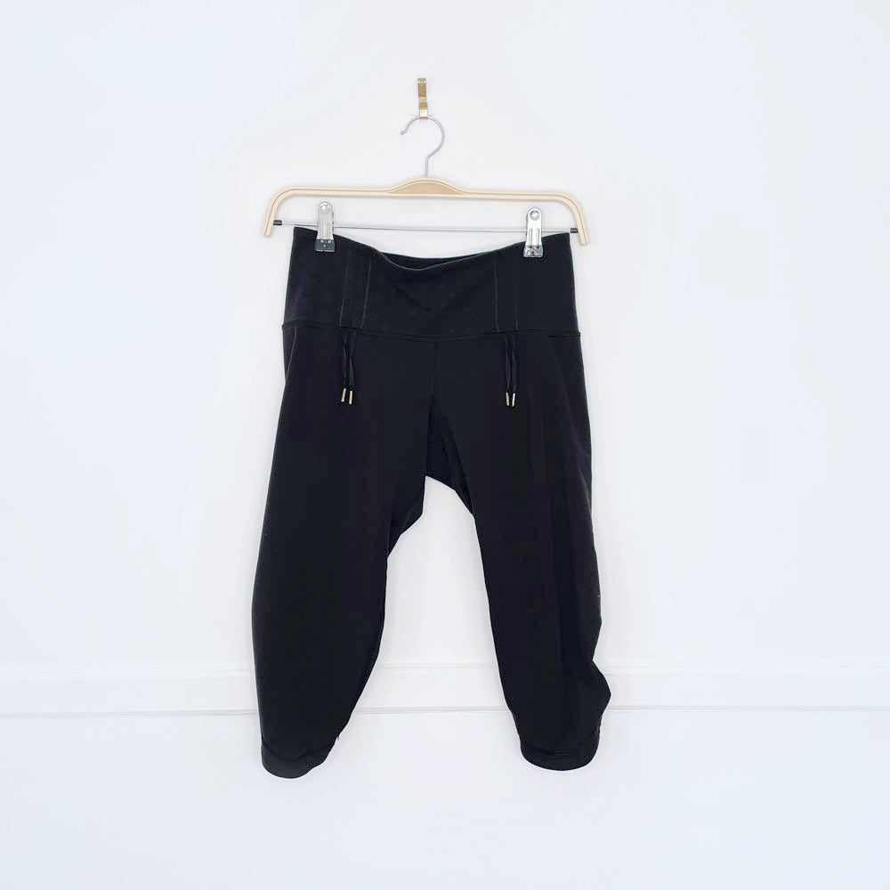 lululemon drawstring ruched crop tight