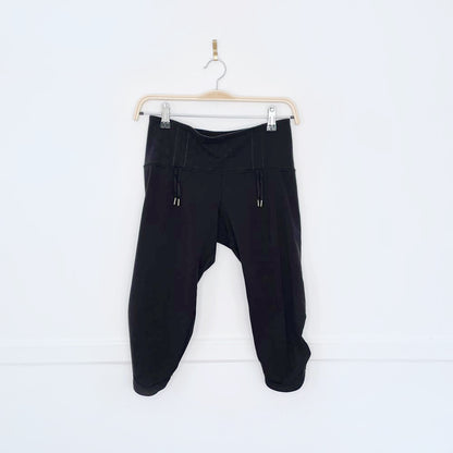 lululemon drawstring ruched crop tight