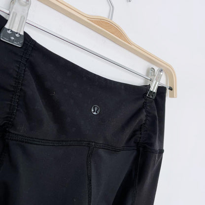 lululemon drawstring ruched crop tight