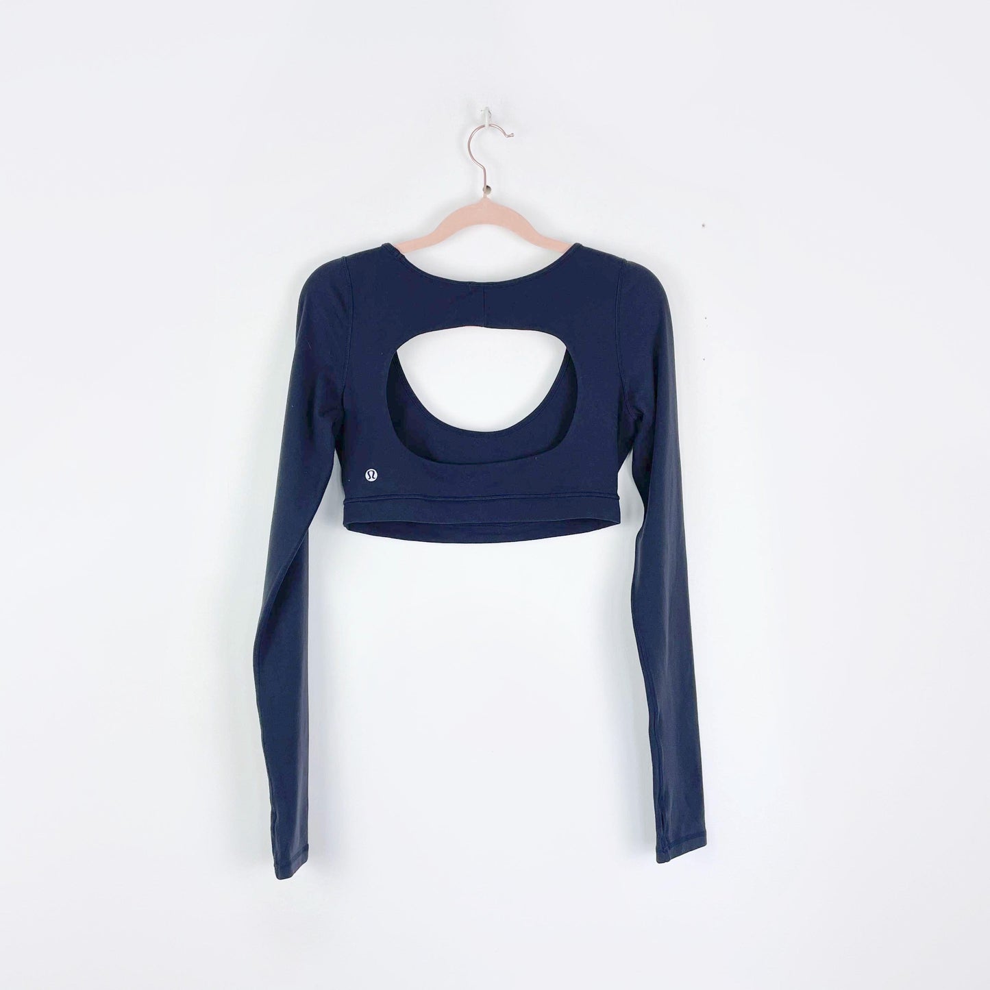 lululemon open back cropped long sleeve