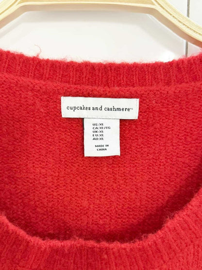 cupcakes and cashmere apres ski fuzzy knit sweater - good market thrift store