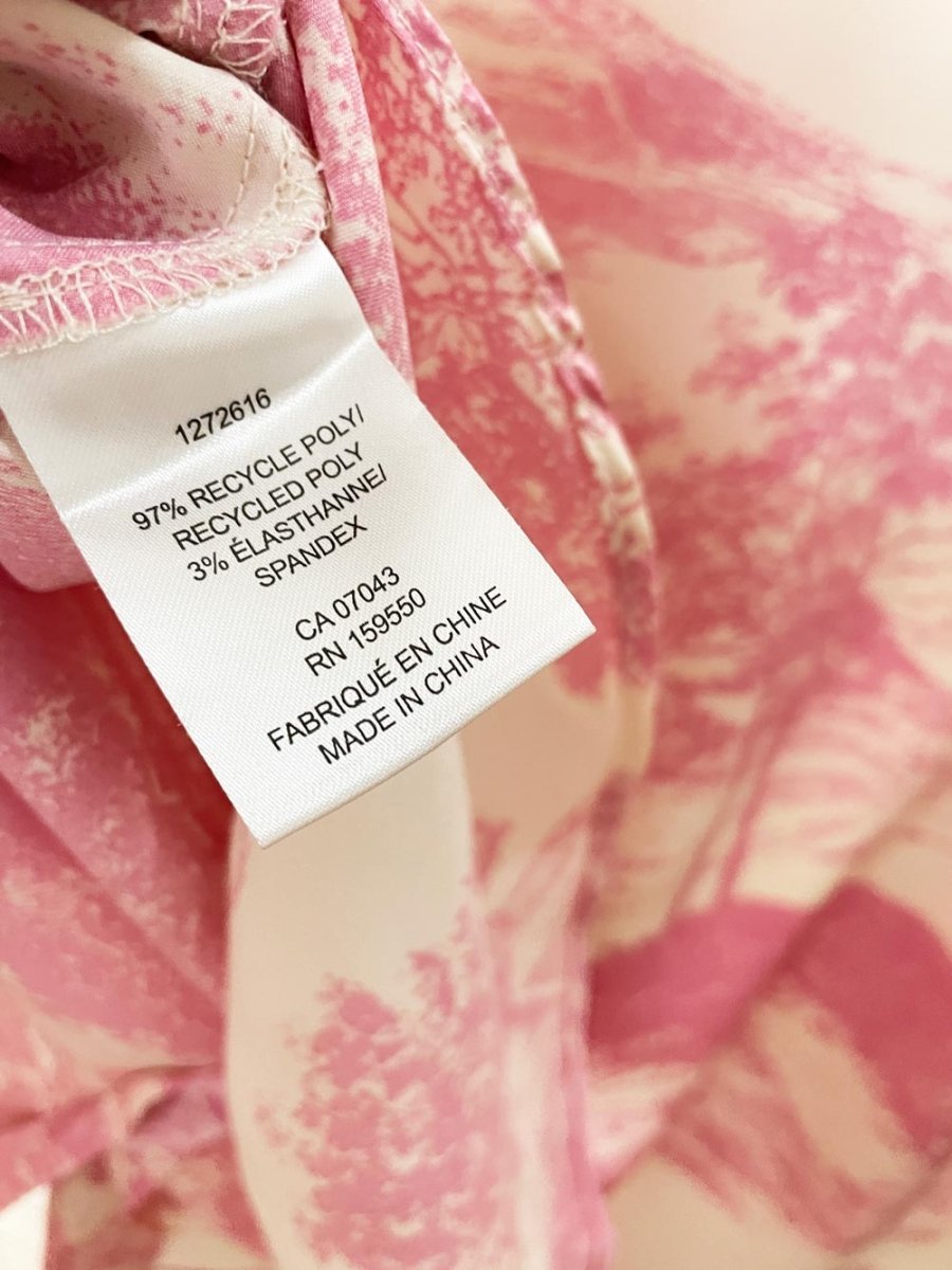 cupcakes and cashmere toile de jouy satin blouse - good market thrift store