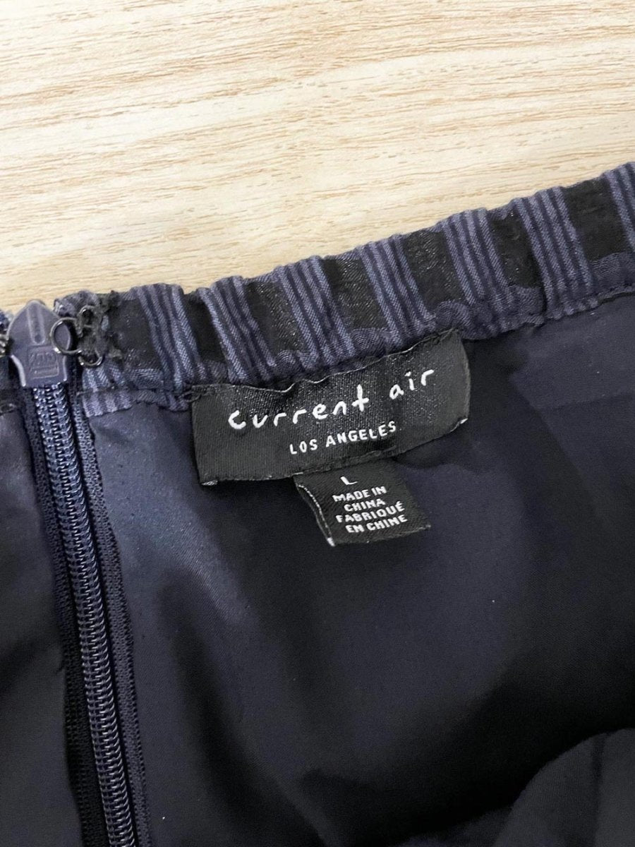 current air mesh ruffle trim mini skirt | anthropologie - good market thrift store
